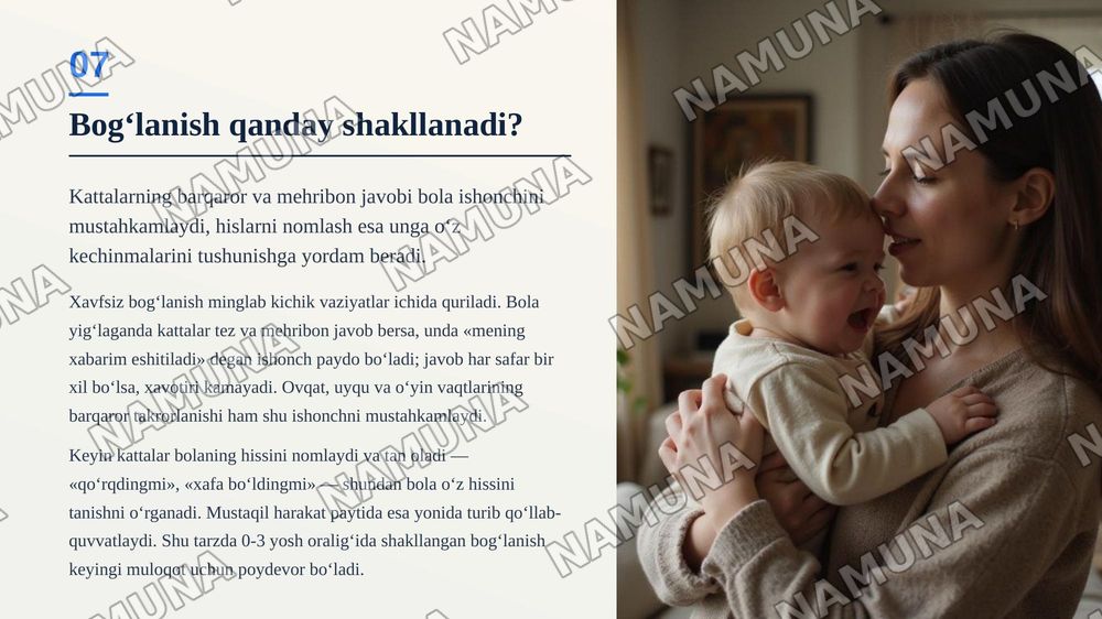 Goʻdaklik davrining psixologik xususiyatlari — zamonaviy taqdimot, 8-slayd
