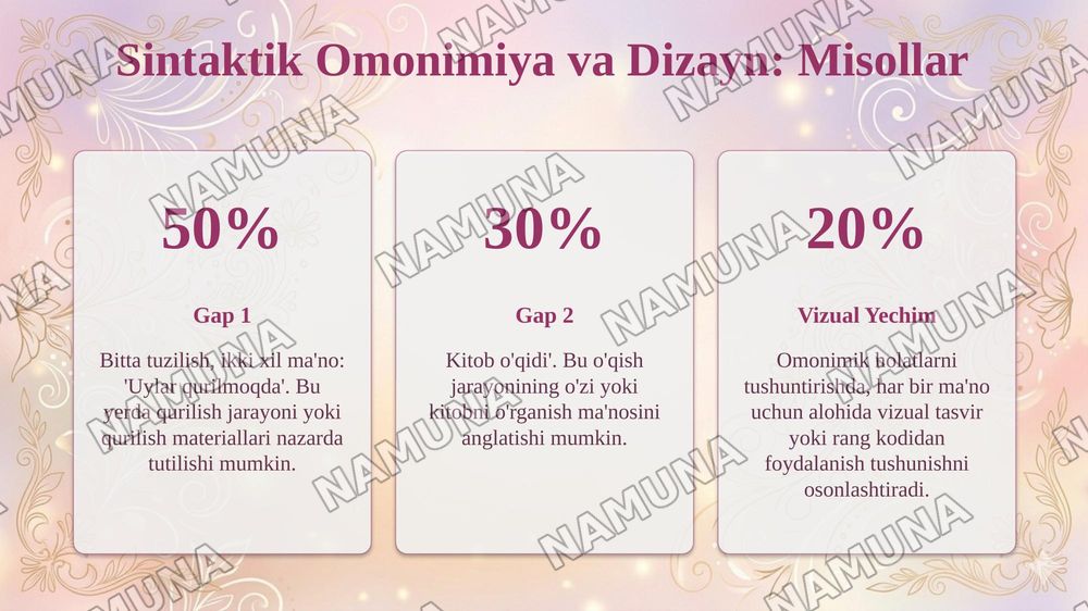 Sintaktik omonimiya.Stilistik sintagmallash — taqdimot, 8-slayd