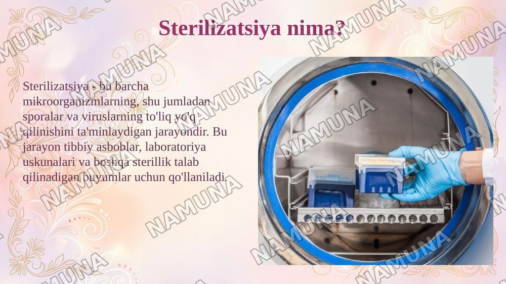 Dezinfeksiya va Sterilizatsiya — taqdimot, 5-slayd