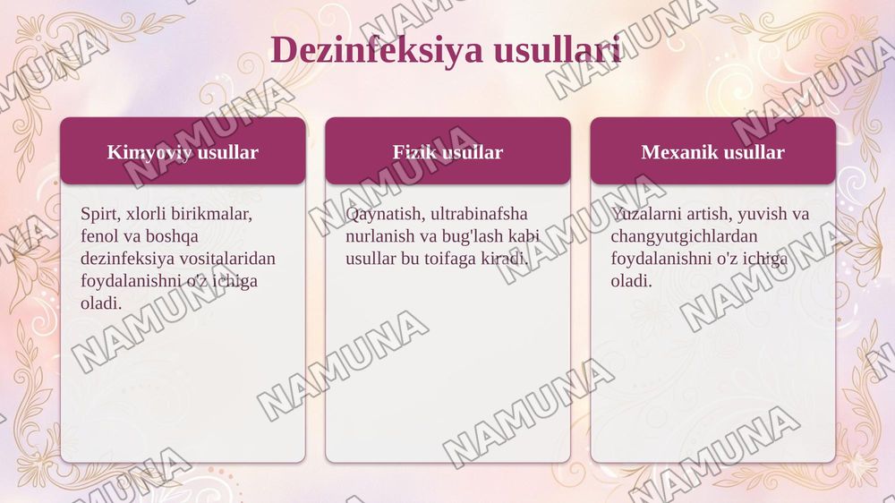 Dezinfeksiya va Sterilizatsiya — taqdimot, 6-slayd