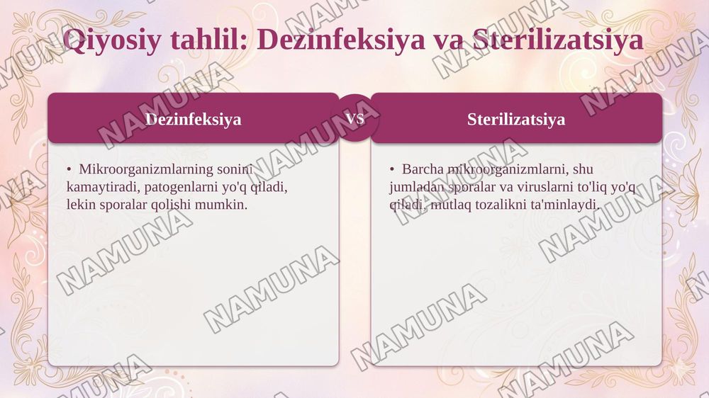 Dezinfeksiya va Sterilizatsiya — taqdimot, 8-slayd