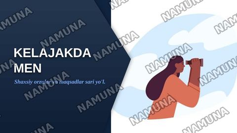 Kelajakda men — zamonaviy taqdimot