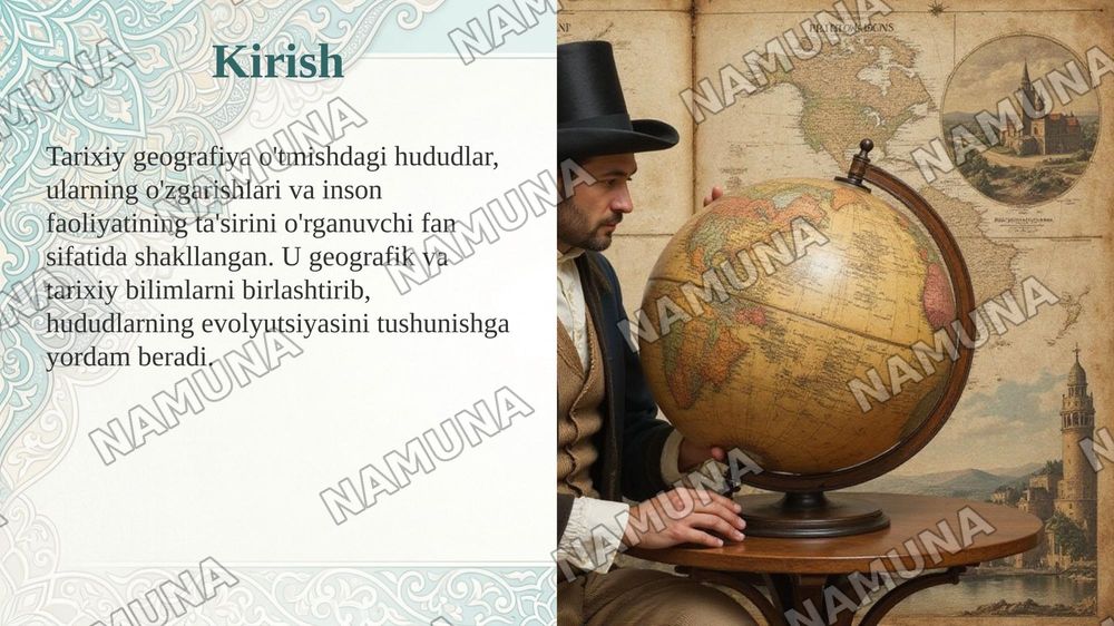 Tarixiy geografiyaning fan sifat shakllanishi — taqdimot, 3-slayd