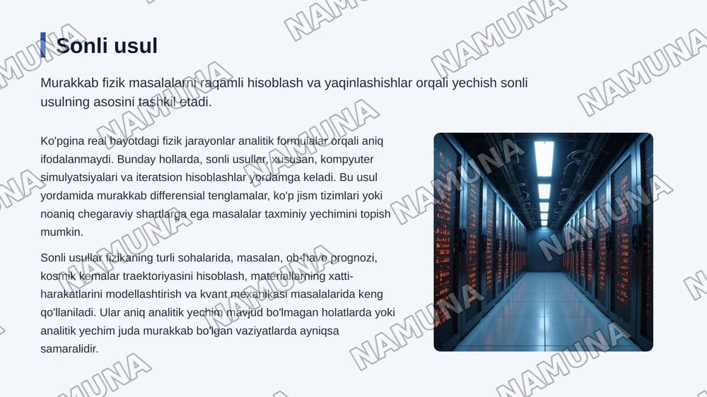 Fizik masalalarni yechishni turli usullari — zamonaviy taqdimot, 7-slayd