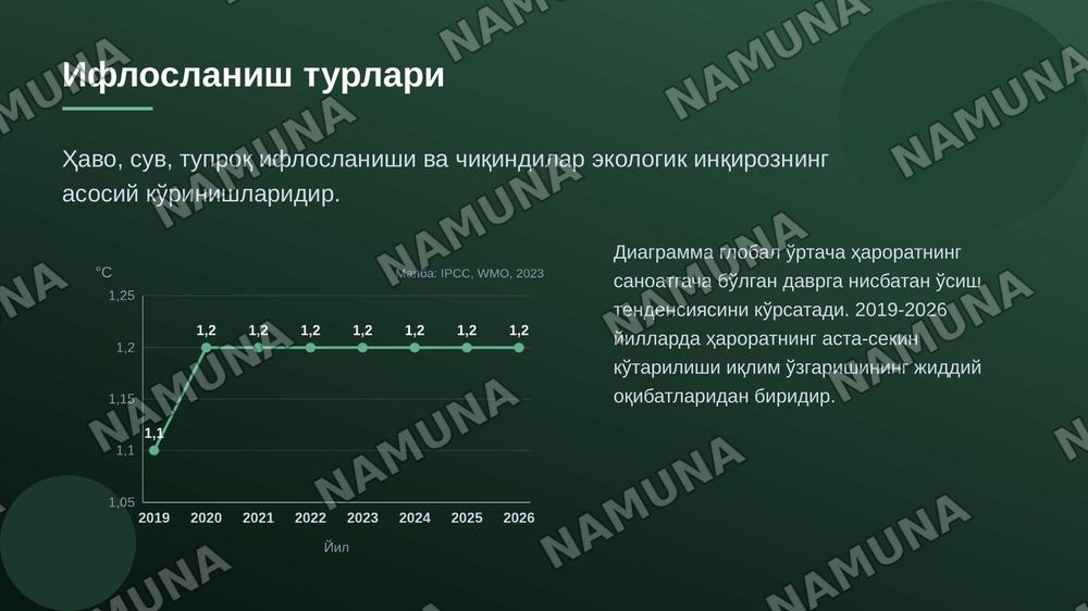 Ekologik inqirozning asosiy sabablari — zamonaviy taqdimot, 8-slayd