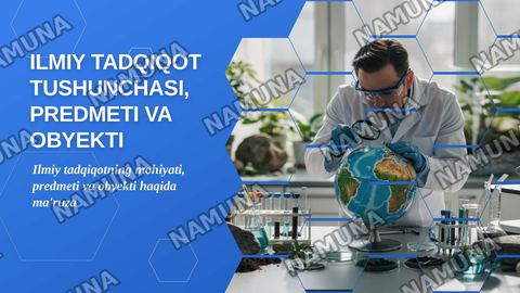 ilmiy tadqiqot tushunchasi predmeti va obyekti — zamonaviy taqdimot