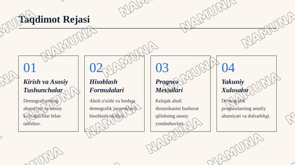 Global Demografik hisob kitoblar va proagnozlat ni hisoblash formulalari — zamonaviy taqdimot, 2-slayd
