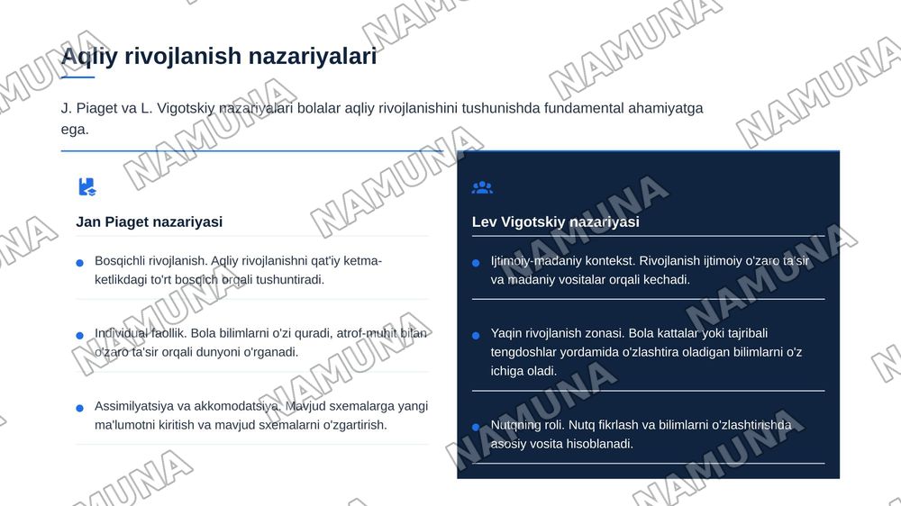 Oʻquvchilarning aqliy rivojlanish diagnostikasi — zamonaviy taqdimot, 6-slayd