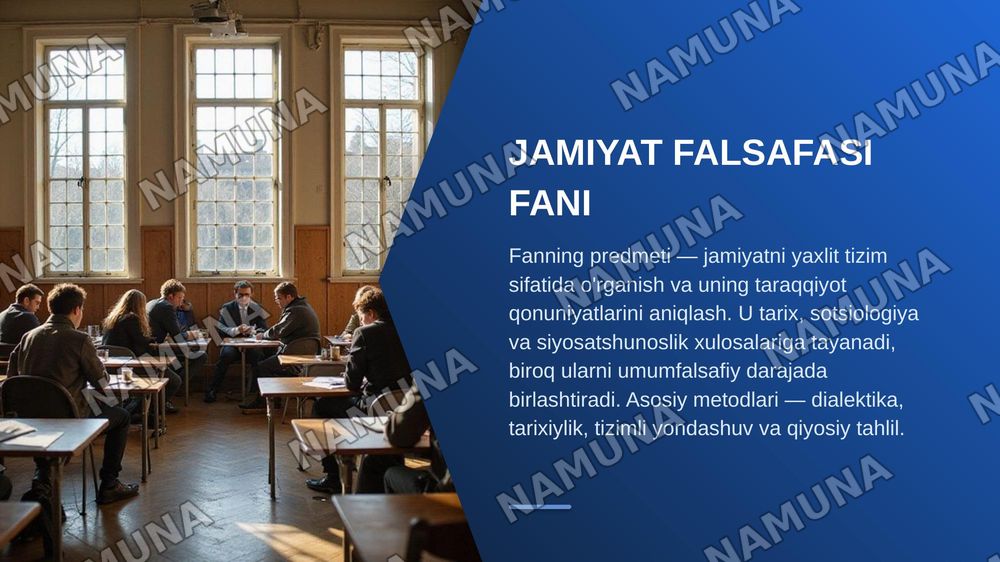 Jamiyat falsafasi — zamonaviy taqdimot, 4-slayd