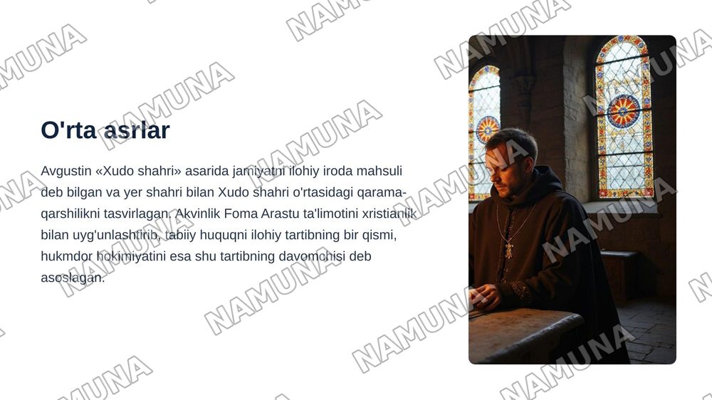 Jamiyat falsafasi — zamonaviy taqdimot, 7-slayd