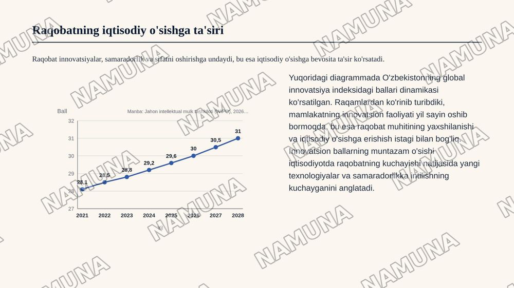 Bozor tizimida biznes va raqobat tushunchasi — zamonaviy taqdimot, 8-slayd