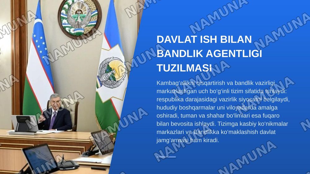 Davlat ish bilan bandlik agentliklari faoliyati: vazifalari, funksiyalari va aholi bandligini ta’minlashdagi o‘rni — zamonaviy taqdimot, 5-slayd