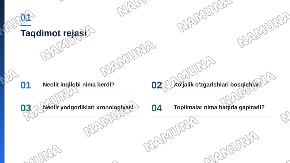 Neolit davri arxeologiyasi — zamonaviy taqdimot, 2-slayd