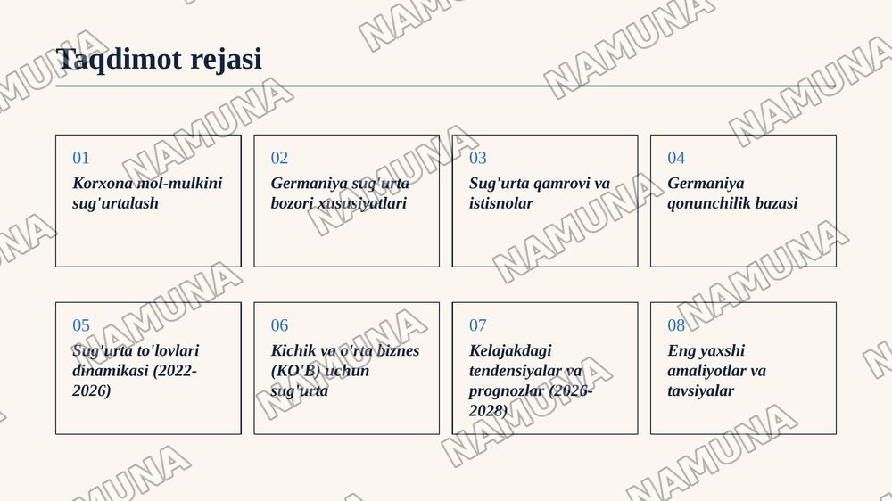 Germaniyada korxonalar mol-mulkini suğurtalash tajribasi — zamonaviy taqdimot, 2-slayd