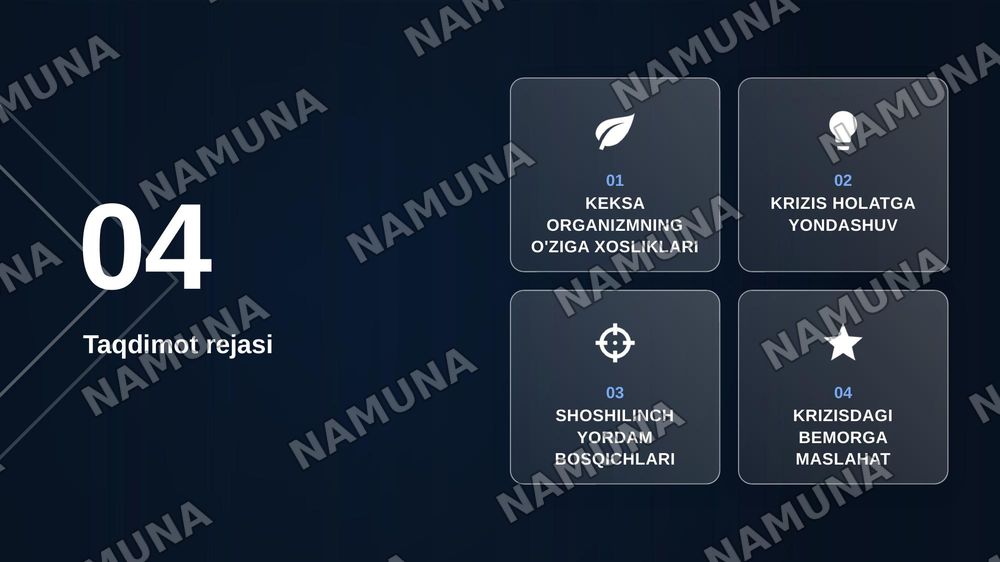 Keksa bemor. Keksa organizmning fiziologik xususiyatlari. Krizis xolatda boʻlgan bemorga maslahat berish. Yoʻqotish, bemor xolatini oʻziga xosligi — zamonaviy taqdimot, 2-slayd