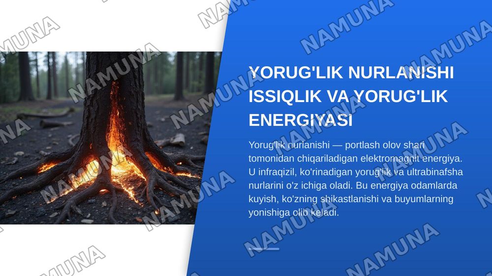 Toʻlqin zarbi, yorug'lik nurlanishi va oʻtuvchi radiatsiya — zamonaviy taqdimot, 7-slayd