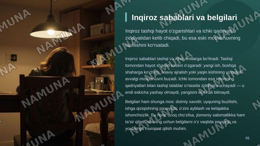 Umr davrlari inqirozlari — zamonaviy taqdimot, 6-slayd