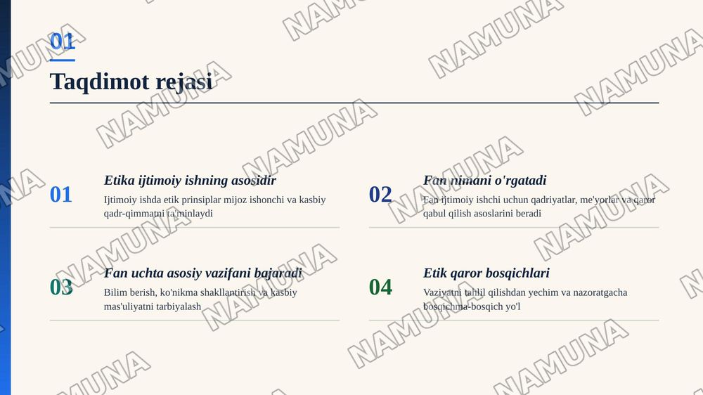 Ijtimoiy ishning etik prinsiplari fanining maqsadi, zarurligi va vazifalari — zamonaviy taqdimot, 2-slayd
