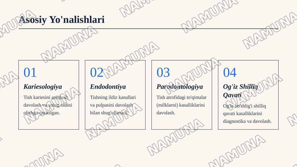 Terapevtik stomatologiyaning vazifalari,uning tibbiy ta’limdagi orni. Terapevtik stomatologiyaning boshqa tibbiyot fanlari bilan aloqasi — zamonaviy taqdimot, 4-slayd