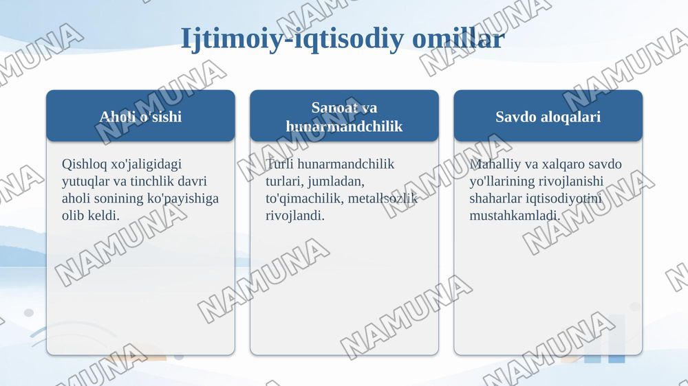 Rivojlangan oʻrta asr shaharlarining shakllanishi va rivojlanishi. — taqdimot, 6-slayd
