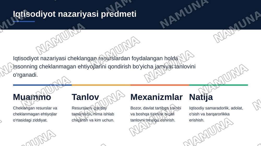 Iqtisodiyot nazariyasi fanining predmeti va o’rganish usullari — zamonaviy taqdimot, 6-slayd
