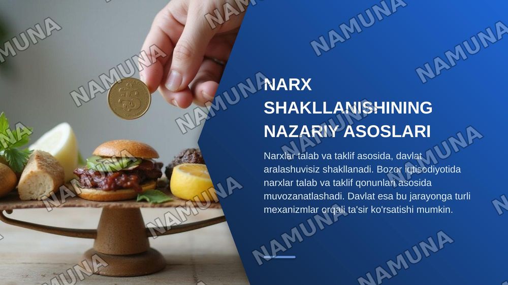 Davlatning narx siyosati va uning asosiy yo‘nalishlari — zamonaviy taqdimot, 5-slayd