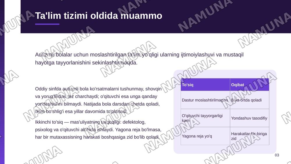 Autizm spektri holatlarida dalillarga asoslangan pedagogik yondashuvlar — zamonaviy taqdimot, 4-slayd