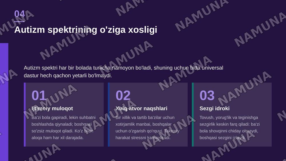 Autizm spektri holatlarida dalillarga asoslangan pedagogik yondashuvlar — zamonaviy taqdimot, 5-slayd