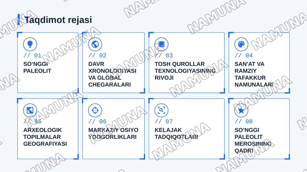 Soʻnggi paleolit arxeologik yodgorliklari — zamonaviy taqdimot, 2-slayd