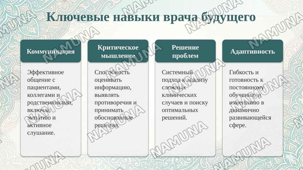 Врач будущего: знания навыки и профессиональные качества — taqdimot, 7-slayd