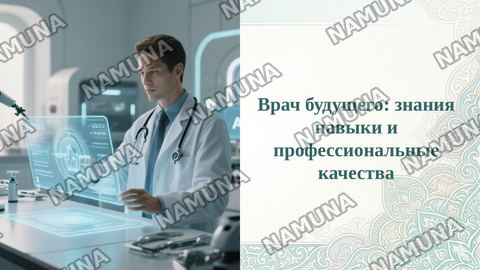 Врач будущего: знания навыки и профессиональные качества — taqdimot