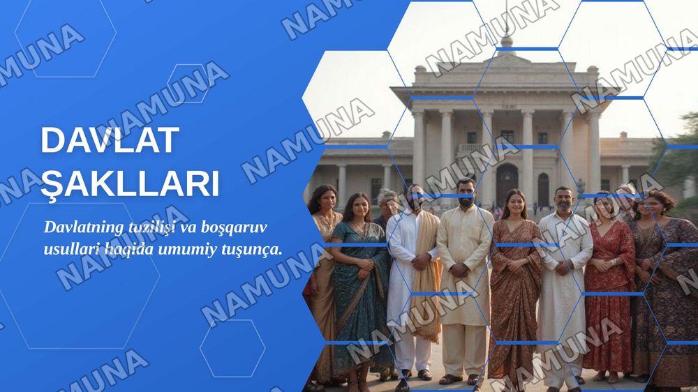 Davlat shaklari — zamonaviy taqdimot, 1-slayd