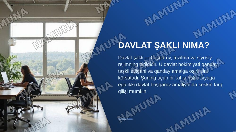 Davlat shaklari — zamonaviy taqdimot, 3-slayd