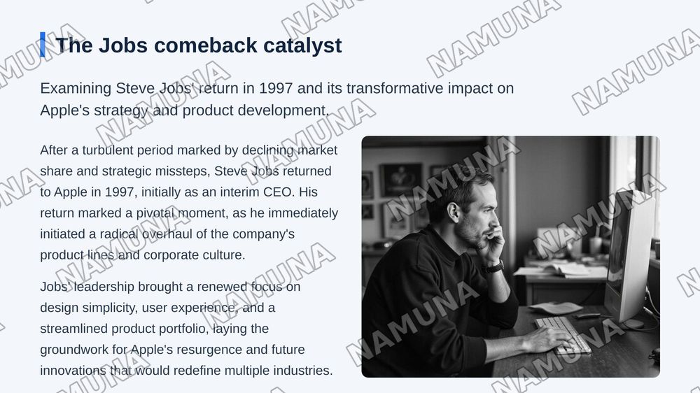 The Success Story of Apple — zamonaviy taqdimot, 4-slayd