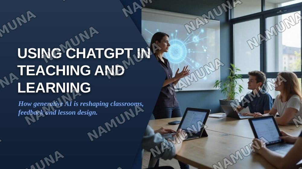 Using ChatGPT in Teaching and Learning — zamonaviy taqdimot, 1-slayd