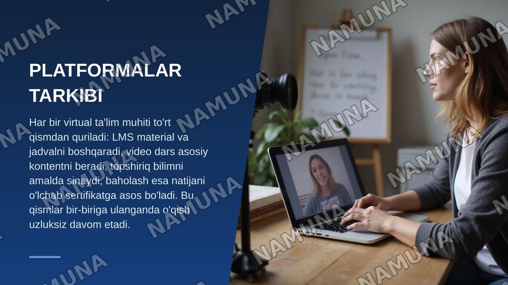Virtual talim va Masofaviy talim haqida malumotlar — zamonaviy taqdimot, 7-slayd