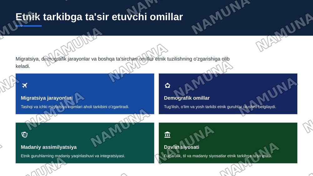 Aholining etnik tarkibi — zamonaviy taqdimot, 5-slayd