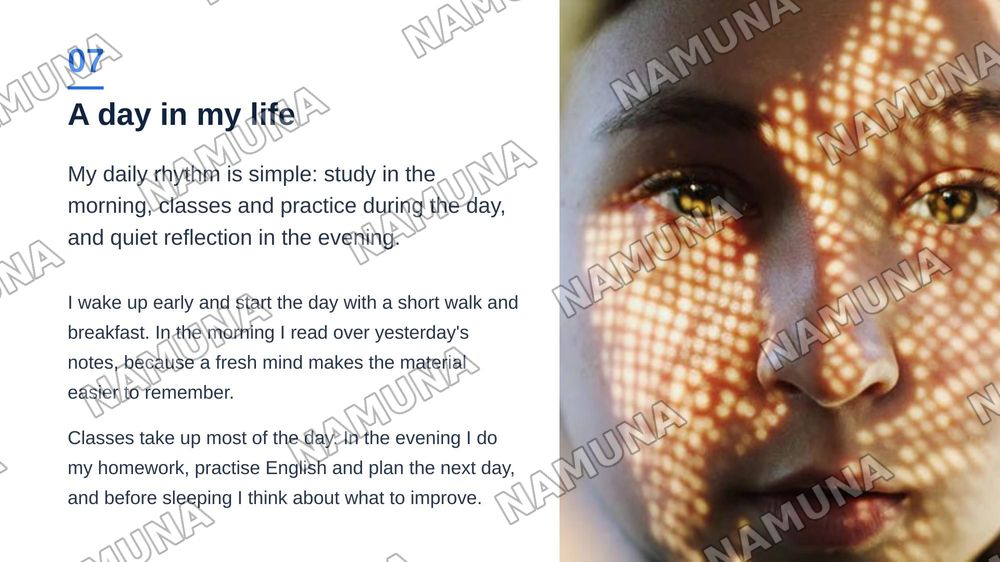 About my self — zamonaviy taqdimot, 8-slayd