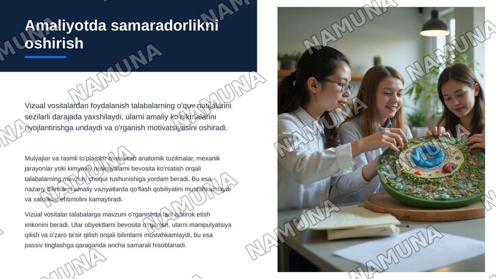 rasmli to'plam mulyajlar yordamida mashg'ulotlar tashkil etish — zamonaviy taqdimot, 8-slayd