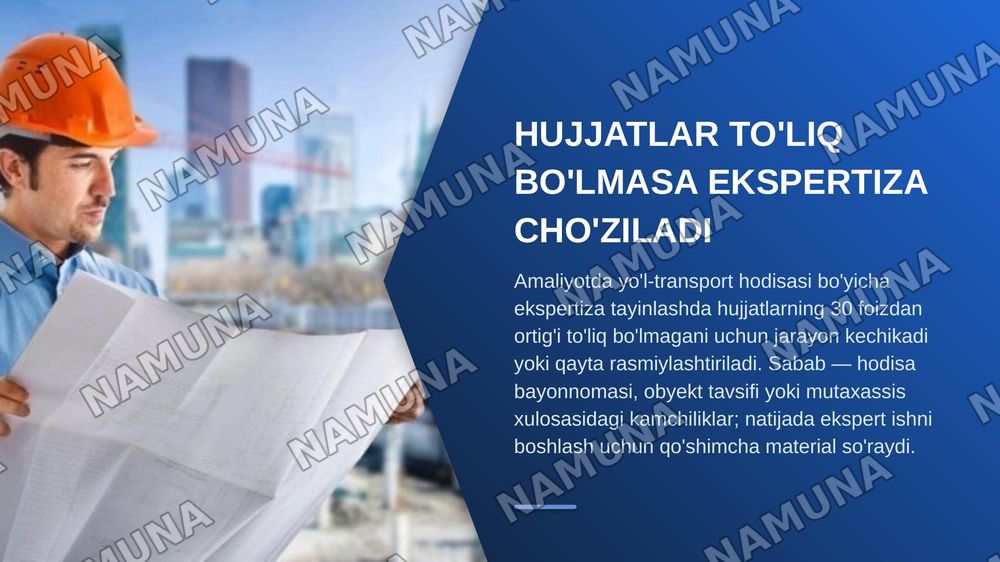 Ekspertiza tayinlash uchun zarur hujjatlarni tahlil qilish — zamonaviy taqdimot, 3-slayd