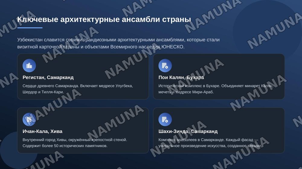 Архитектура Узбекистана — zamonaviy taqdimot, 7-slayd