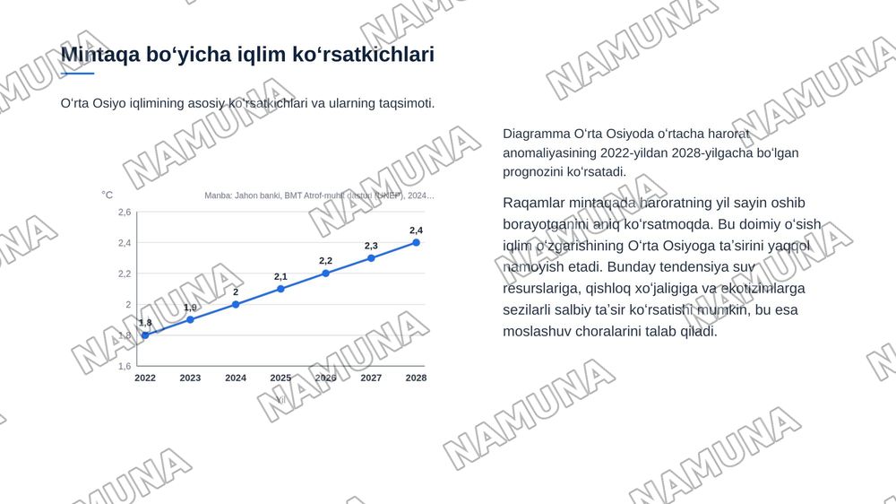 Oʻrta Osiyoni tabiiy geografik rayonlashtirish — zamonaviy taqdimot, 6-slayd