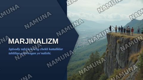 Marjinalizm — zamonaviy taqdimot