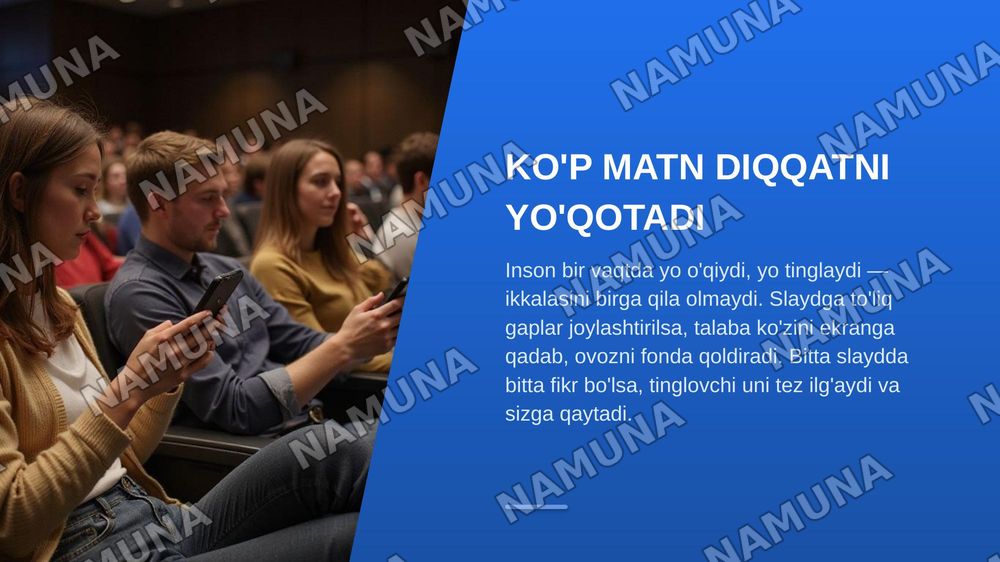Slayd qilib berolmisanmi — zamonaviy taqdimot, 4-slayd
