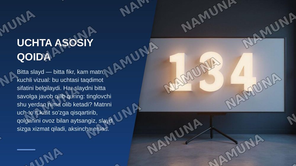 Slayd qilib berolmisanmi — zamonaviy taqdimot, 5-slayd