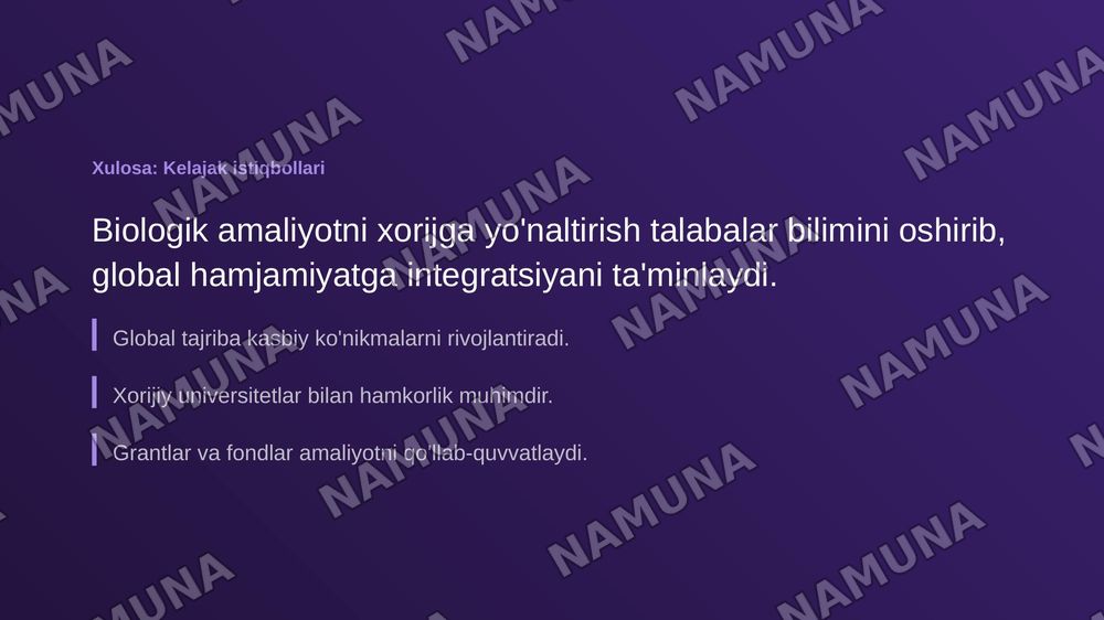 Bialogik turlar nazariasi boyicha pedagogik amaliyot qanday qilib xorijga yuboriladi — zamonaviy taqdimot, 7-slayd