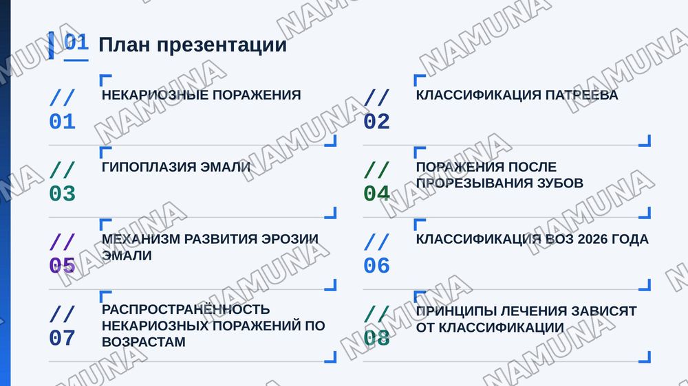 Классификации некариозных заболеваний твердых тканей зуба (классификация Патреева и другие классификации). — zamonaviy taqdimot, 2-slayd