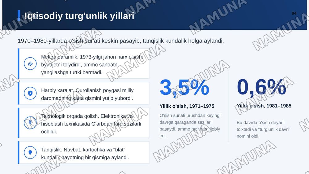 Sovet davlatining tanazzulga yuz tutishi — zamonaviy taqdimot, 5-slayd