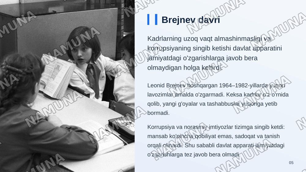 Sovet davlatining tanazzulga yuz tutishi — zamonaviy taqdimot, 6-slayd