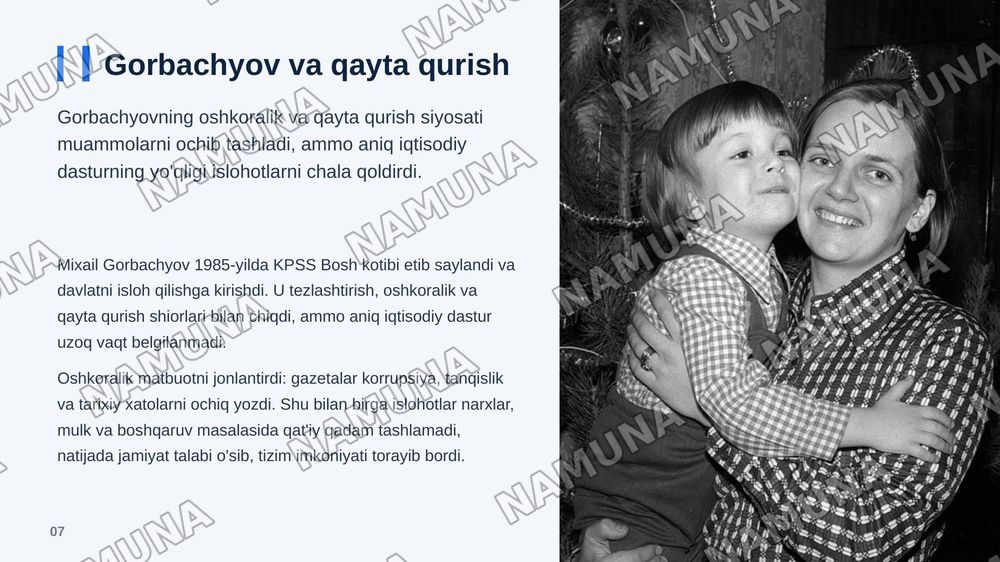 Sovet davlatining tanazzulga yuz tutishi — zamonaviy taqdimot, 8-slayd